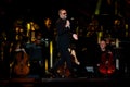 George Michael during the concert Royalty Free Stock Photo